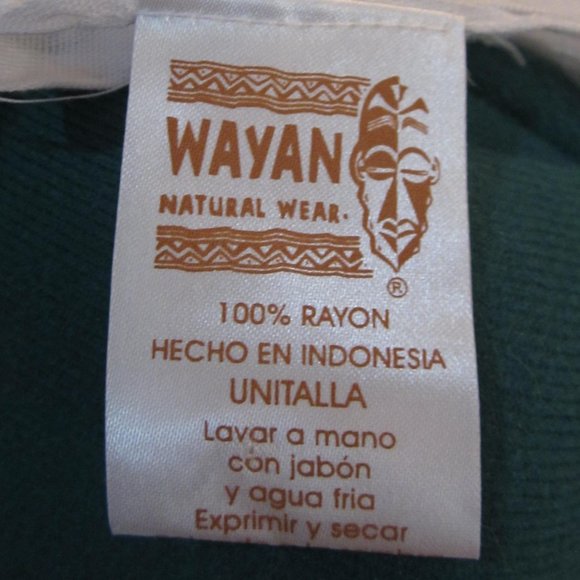 Wayan Natural Wear Sarong Scarf Wrap - Picture 4 of 4